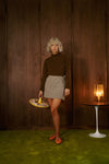 The Audrey Turtleneck Sweater in Mocha - PREORDER