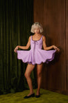 The Millie Mini Dress in Purple - PRESALE